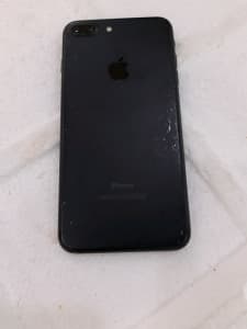 Black iPhone 7plus 128gb with warranty included for Sale