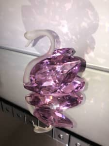 Crystal Swan Figurine, Large Size, Great present