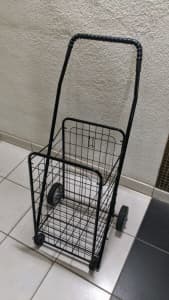 Metal shopping trolley black colour for sale
