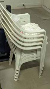 MARQUEE WHITE PISA RESIN CHAIR - QUICK SALE