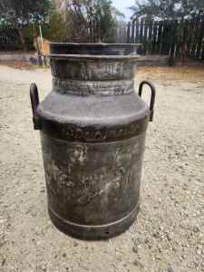 S & G Dairymasters milk can