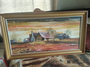 Vintage painting by norma Cunningham 