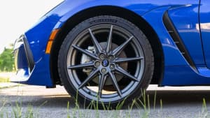 BRZ Stock 18 7.5 wheels with good Michelin Pilot 4 Tires