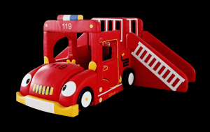 New Large Indoor Soft Play Fire Truck Set