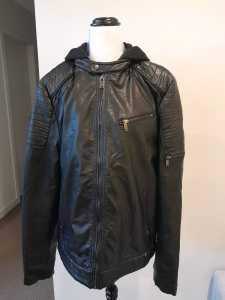 Black faux Leather jacket