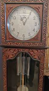MAUTHE WESTMINSTER CHIME LONGCASE CLOCK
