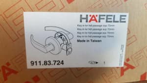 HAFELE Commercial Door Handle Model: 911.83.724 Plain Handle System