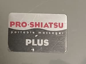 Shiatsu neck massager