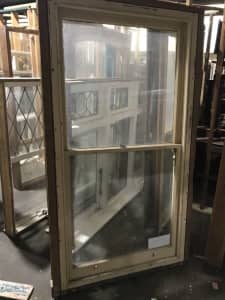 Tall Timber framed sash window 1165w x 2065