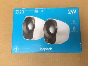 Logitech Z120 Compact Stereo USB Powered Speakers Brand New