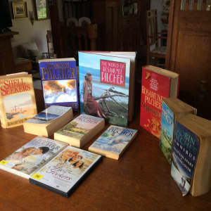 A beautiful collection of Rosamund Pilchers books. 10 Books & 2 DVDs