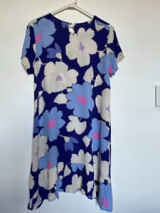 Mister Zimi Klare dress in Blue Camellia size 10 excellent condition