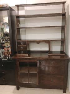 Antique kitchen cabinet or bookshelf