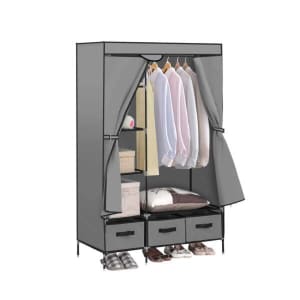 Levede Portable Clothes Closet Wardrobe Storage Cloth Organiser Unit