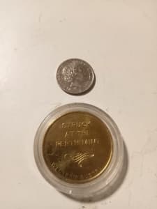 Perth Mint coin gold colour 