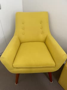 yellow tub chairs for sale