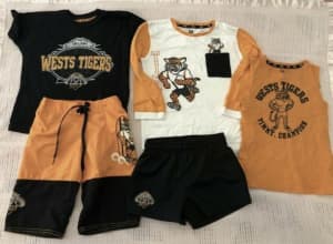 West Tigers Bundle Kids Size 5-6