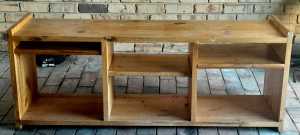 Wooden entertainment or storage unit