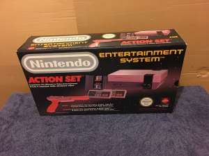 Nintendo NES Action Set NICE CONDITION Boxed Complete