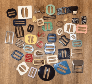 vintage belt buckle slides collection