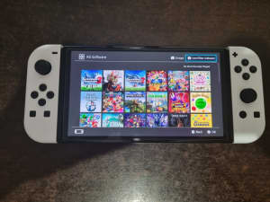 Nintendo Switch V1/V2/OLED with up to 30/60/120 games