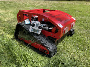 Remote control lawn mower slasher , no more ride on mower