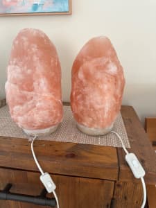 Salt lamps approximately 36 high
