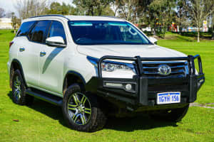 2019 Toyota Fortuner GUN156R GXL Crystal Pearl 6 Speed Automatic Wagon