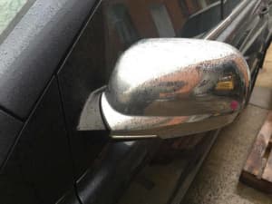 ssangyong actyon door mirror left or right with chrome covers