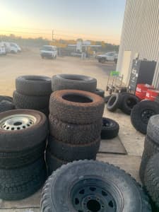 Assorted 16” 17”. Tyres. Tyres/Rims 4x4