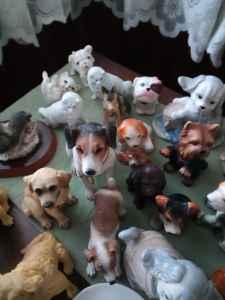 Collection of Dog & Cat ornaments/figurines