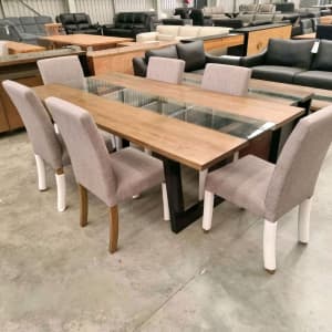 New Bardon Messmate Timber 2.1m Dining Table 