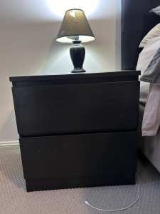 Bedside tables x2