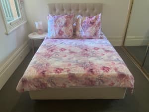 Double Bed Base, Bed Head & Mattress