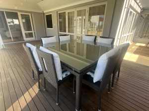 Pacific Blue Collection Outdoor Table/Chairs