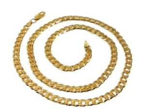 10ct Curb Link Yellow Gold Necklace 61.5cm 25.78G