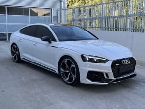 2019 Audi RS5 F5 MY19 Sportback Tiptronic Quattro White 8 Speed Sports Automatic Hatchback