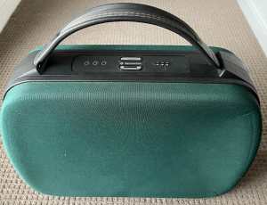 VINTAGE SAMSONITE Green Luggage / Double sided / Fix or Mobile Handle.