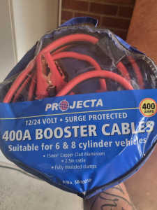 Projecta 400A booster jumper cables 2.5m