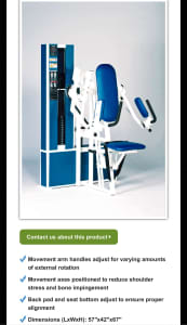 MedX Lateral Raise Gym Machine
