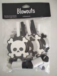 Pirate Birthday party Favours Blowouts $2 packet