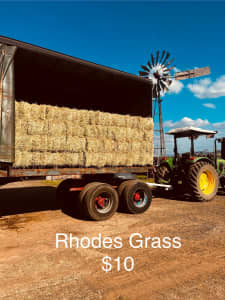 Lucerne, Rhodes grass, Grassy Lucerne, Mulch for sale.