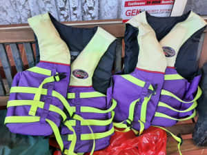 2 x life jackets, $20 each