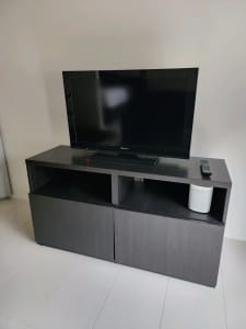 SONY TV and TV cabinet