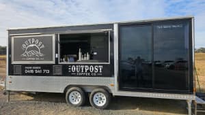 Used food & coffee trailer. Immaculate condition