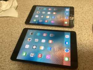 iPad mini. 16 gb. No charger. 2 Available at $100 each