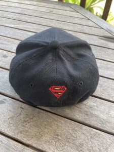 Superman base ball cap black