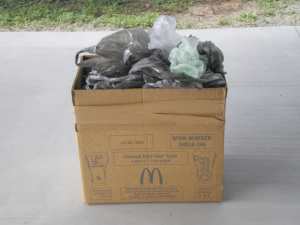 FREE BOX OF COLES/WOOLIES DISCONTINUEDPLASTIC SHOPPING BAGS