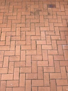 Pavers red brick 🧱 for path or driveway apx 17sqm