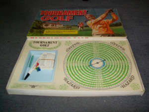 Tournament Golf-London England Board Game 1960s